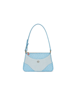 Blue Jeanne Pochette Shoulder Bag