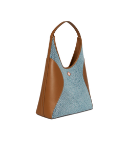 Monogram Denim Hobo Bag