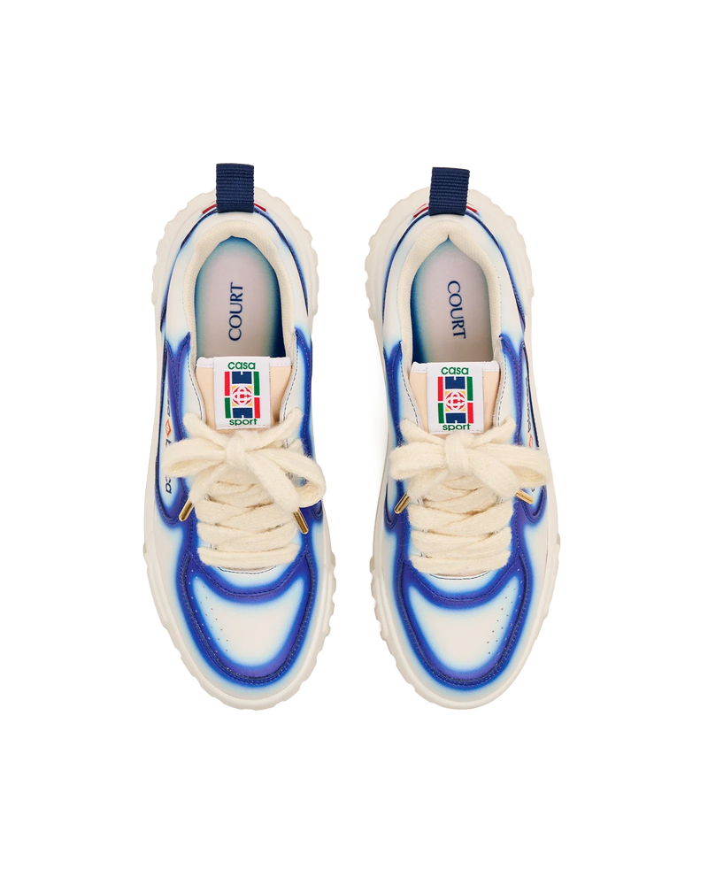 Women's Court Blue Fade Sneaker