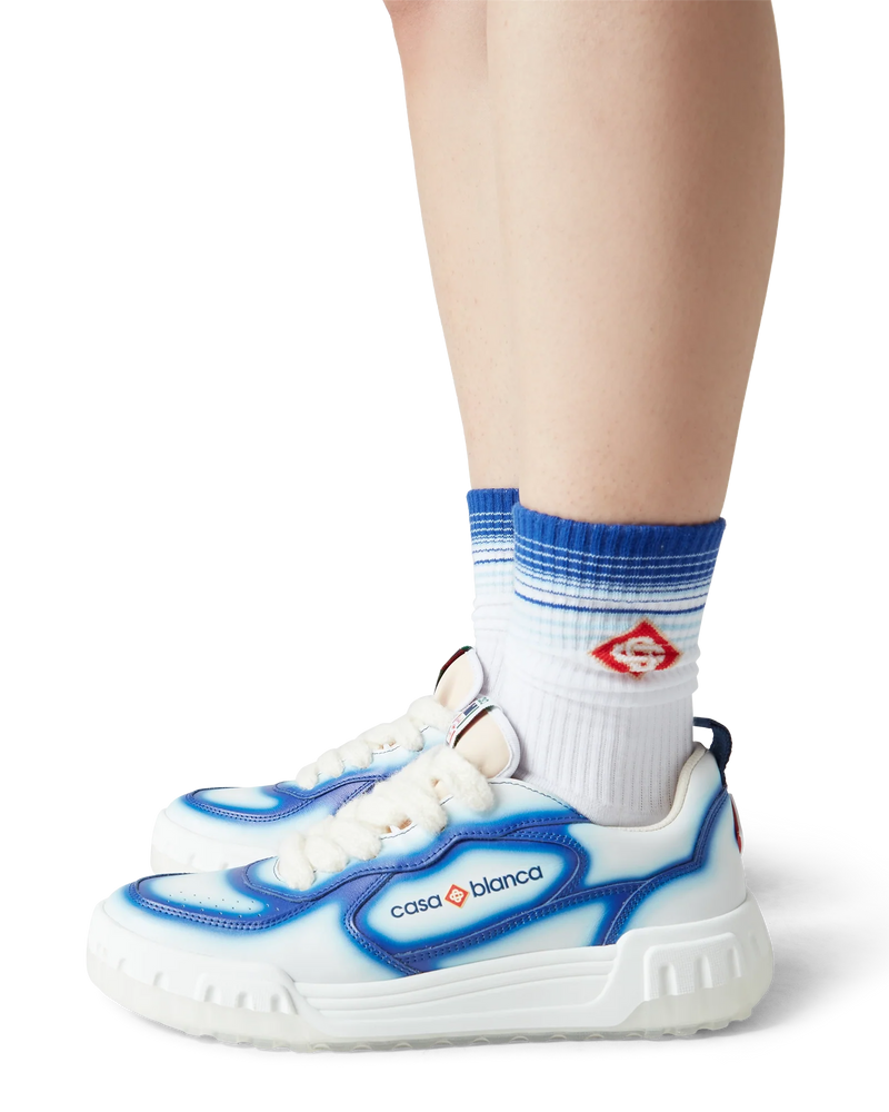 Women's Court Blue Fade Sneaker