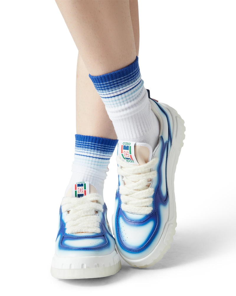 Women's Court Blue Fade Sneaker