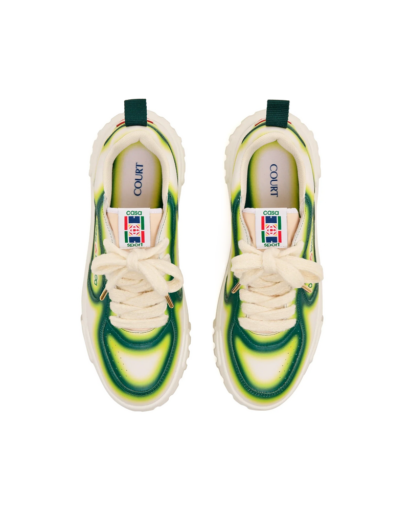 Women's Court Green Fade Sneaker