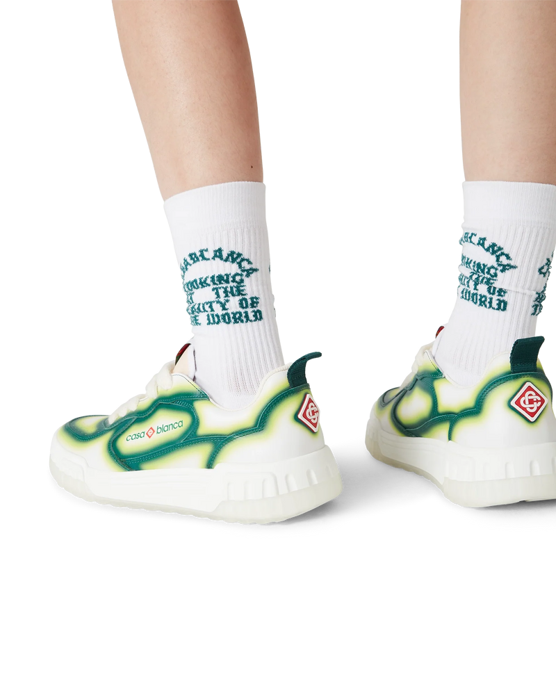 Women's Court Green Fade Sneaker