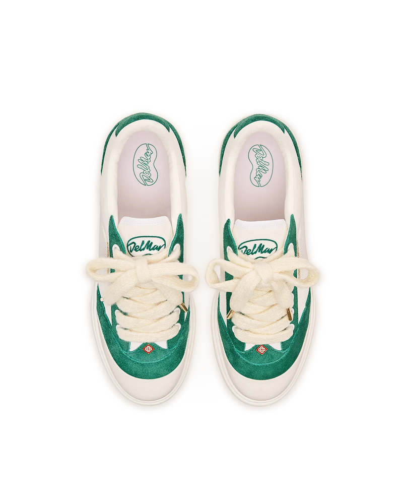 Women's Del Mar White & Green Sneaker