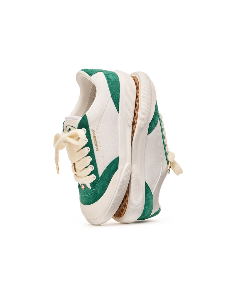 Women's Del Mar White & Green Sneaker