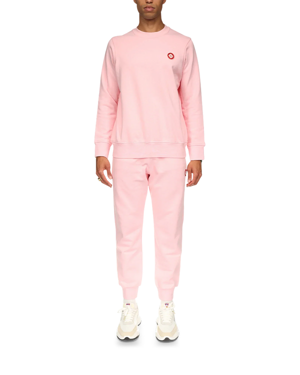 Pink Logo Patch Sweatshirt