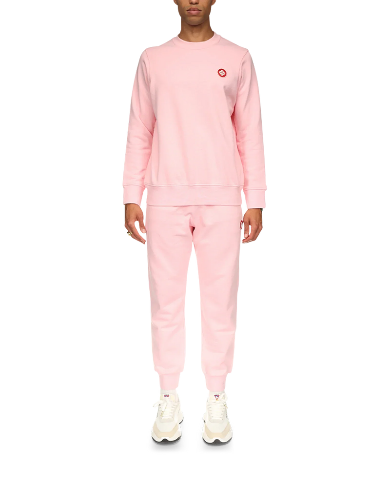 Pink Logo Patch Sweatshirt