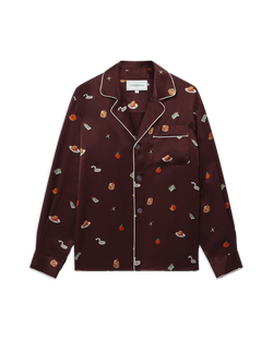 Vices Silk Satin Pyjama Shirt