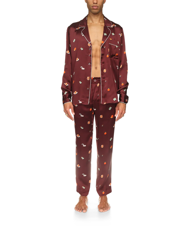 Vices Silk Satin Pyjama Trousers