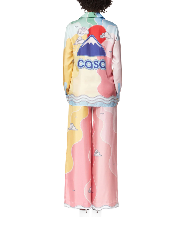 Soleil Levant Silk Shirt