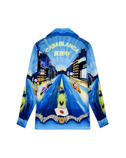 Tokyo Night Silk Shirt